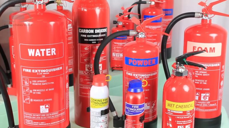 Different Types of Fire Extinguisher