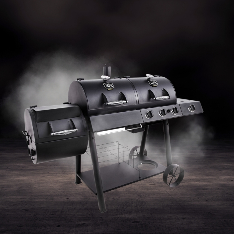 Oklahoma Joe’s Charcoal_LP Gas_Smoker Combo