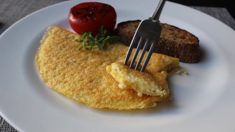  too dry omelette