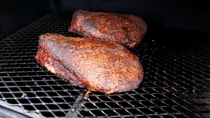 BRISKET_on grill