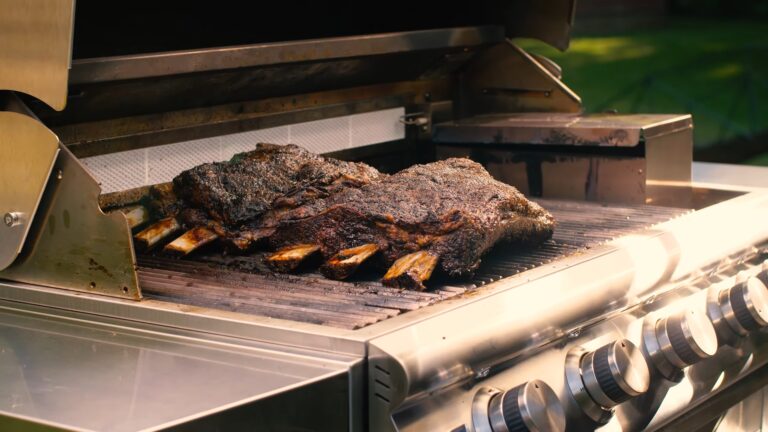 Grilling Beef Ribs Recipe on a Gas Grill