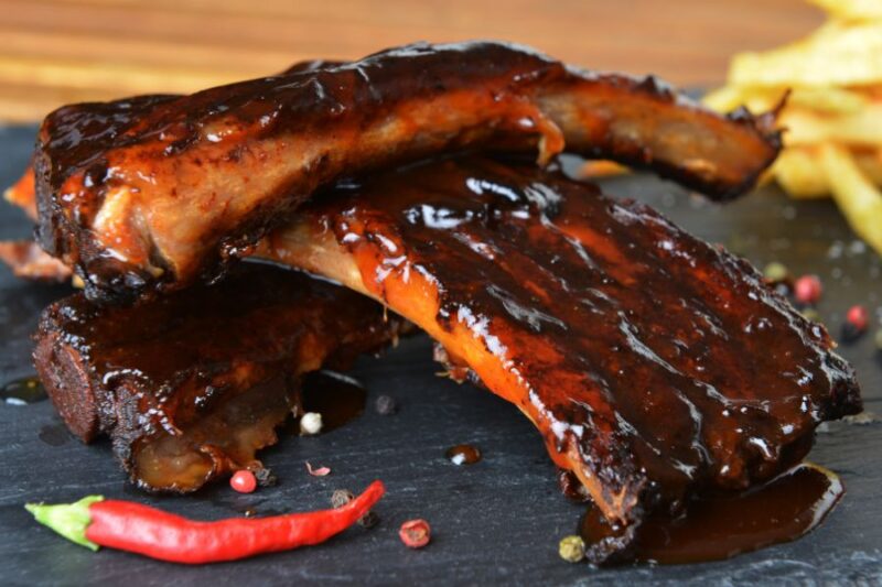 Johnny Trigg Method For Smoking Pecan & Cherry Pork Spareribs