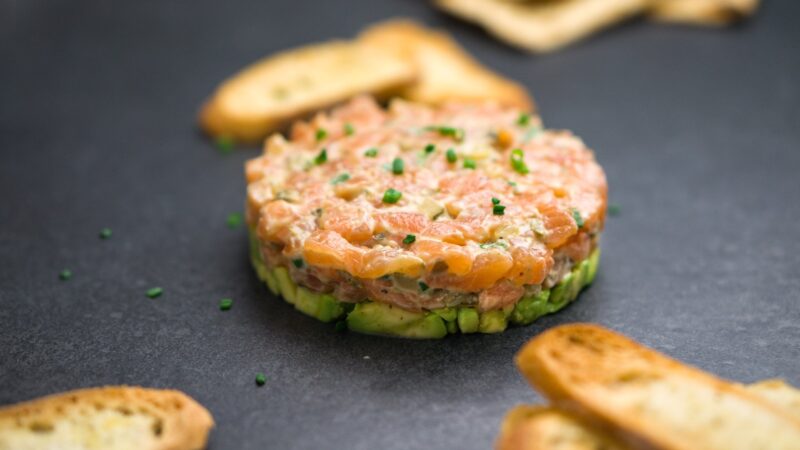 Raw Salmon Tartare Recipe