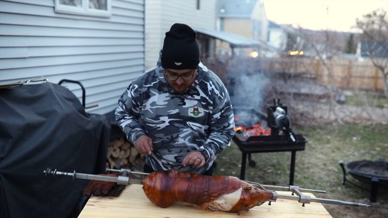 Rotisserie Pig Roast