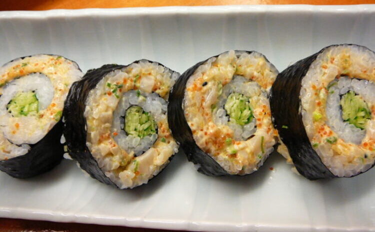 Scallop Sushi Rolls