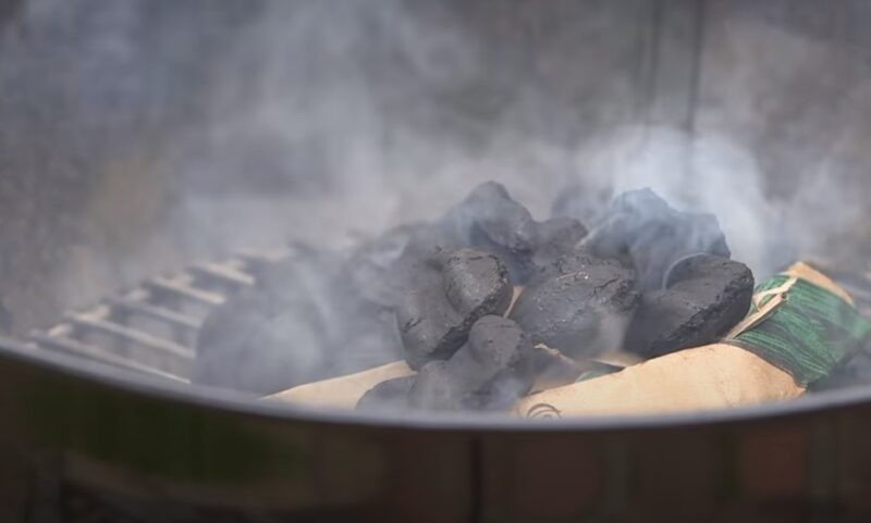 Setting Up the Charcoal Grill
