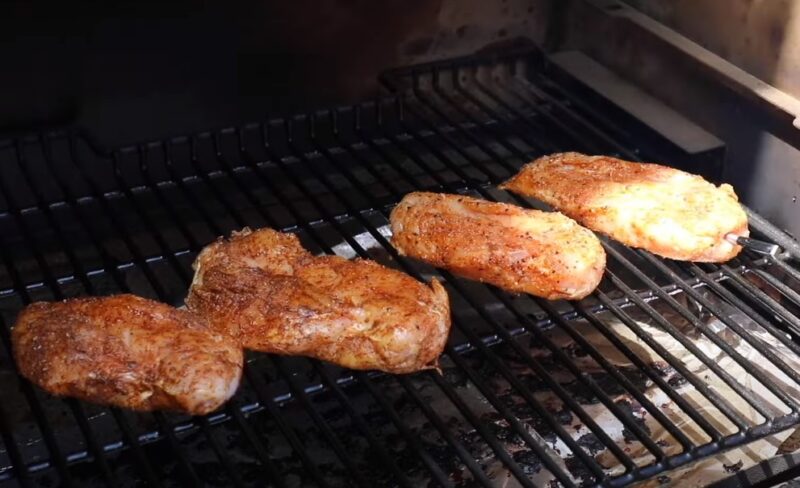 Smoked Boneless Traeger Chicken Breast grill