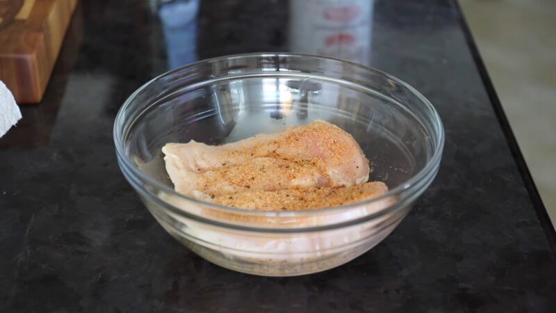 Smoked Boneless Traeger Chicken Breast rub