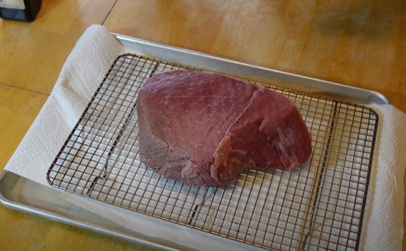 Smoked Bottom Round Roast prepare