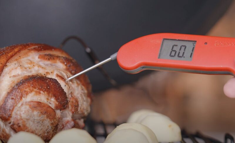 Smoked Pork Leg temperature