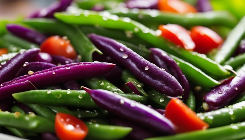 Creamy Herb Green Bean Salad with Cherry Tomatoes and Hazelnuts