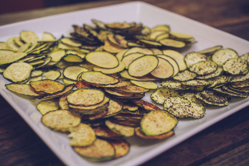 Dehydrated Zucchini Chips