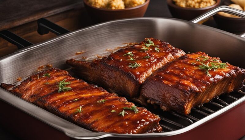 Low and Slow Reheating Oven Technique for Ribs