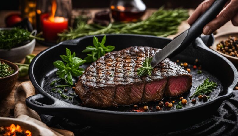 Mastering the Searing Technique for Blue Steak