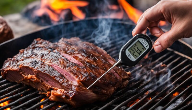 Monitoring Internal Temperature for Brisket