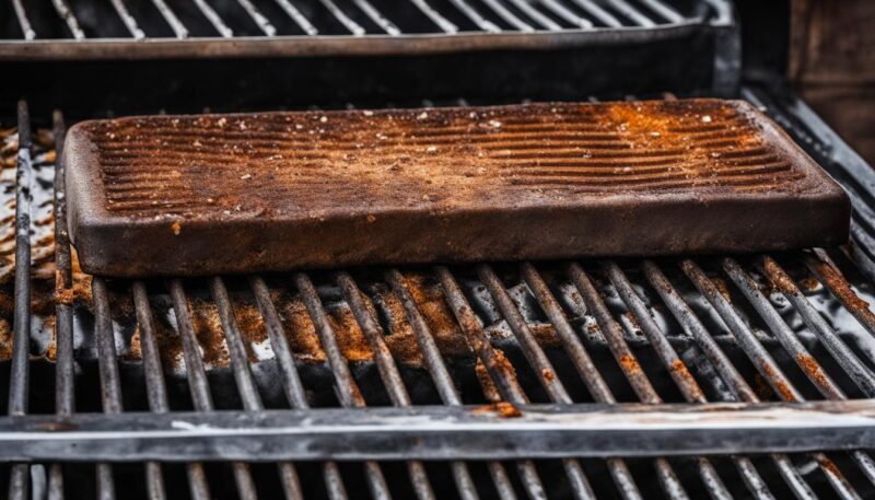 Neglected Flat Top Grill Cleaning