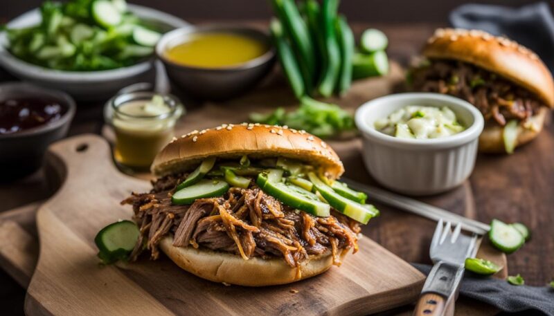 Pulled Pork Sandwich Ideas with Pickles