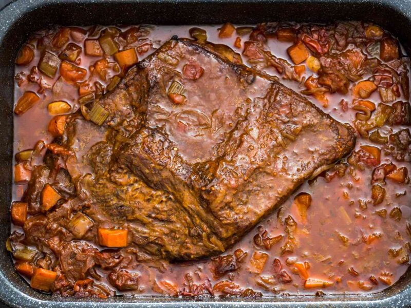 brisket braising