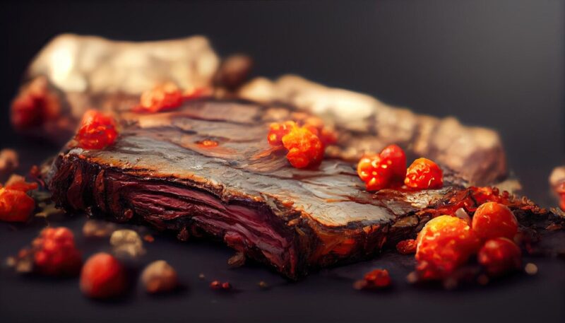 brisket with Texas smoke