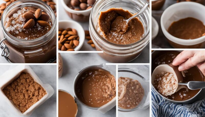 freeze almond butter tips