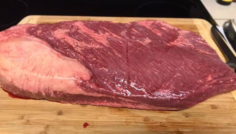 fresh brisket meat